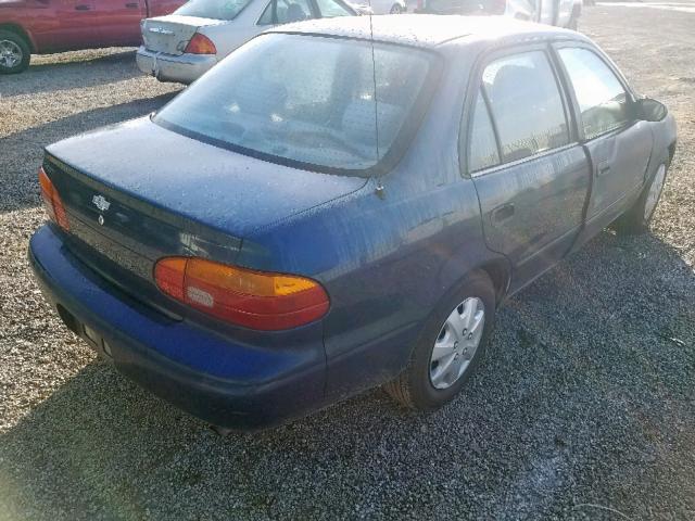 1Y1SK52881Z425509 - 2001 CHEVROLET GEO PRIZM 蓝色 照片 4