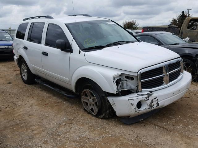 1D8HD48D35F551714 - 2005 DODGE DURANGO SL WHITE photo 1