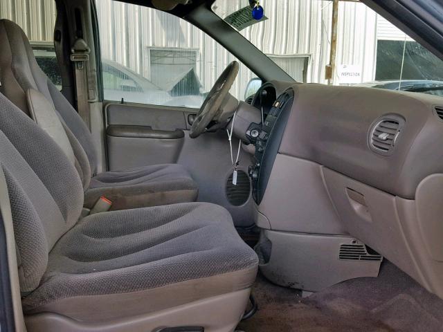 1D4GP25373B187323 - 2003 DODGE CARAVAN SE BLUE photo 5