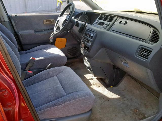 JHMRA1847TC007255 - 1996 HONDA ODYSSEY BA MAROON photo 5