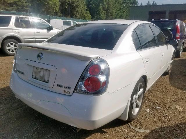 1N4BL11E55N907164 - 2005 NISSAN ALTIMA SE WHITE photo 4