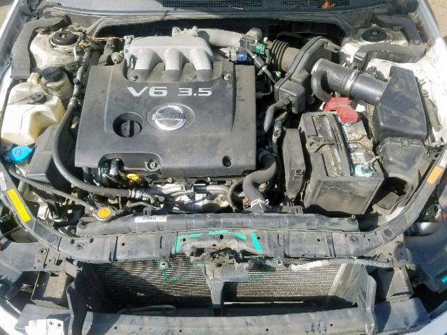 1N4BL11E55N907164 - 2005 NISSAN ALTIMA SE WHITE photo 7