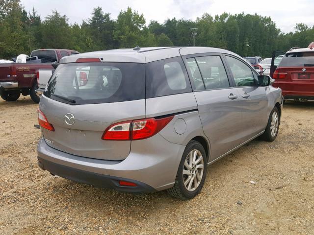 JM1CW2BL6E0170711 - 2014 MAZDA 5 SPORT SILVER photo 4