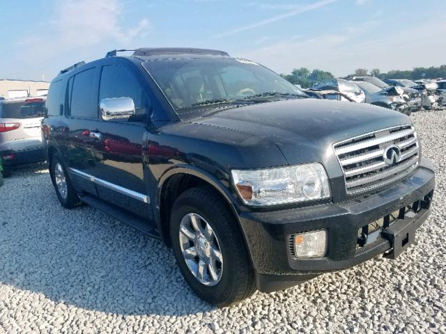 5N3AA08C74N811810 - 2004 INFINITI QX56 BLACK photo 1