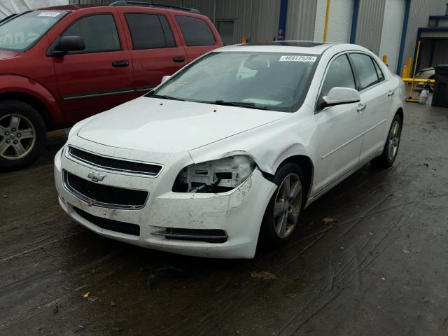 1G1ZD5EU7CF368027 - 2012 CHEVROLET MALIBU 2LT WHITE photo 2