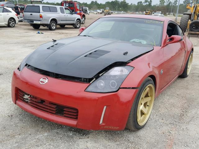 JN1AZ34D83T116142 - 2003 NISSAN 350Z COUPE RED photo 2