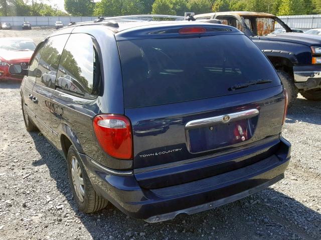 2A8GP64L36R823398 - 2006 CHRYSLER TOWN & COU BLUE photo 3