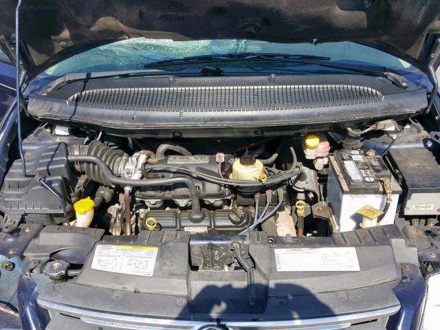 2A8GP64L36R823398 - 2006 CHRYSLER TOWN & COU BLUE photo 7