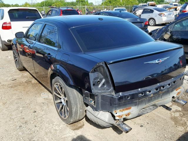 2C3LA73W07H660181 - 2007 CHRYSLER 300C SRT-8 BLACK photo 3