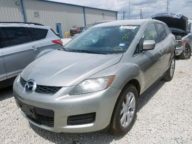 JM3ER29L180196991 - 2008 MAZDA CX-7 GRAY photo 2