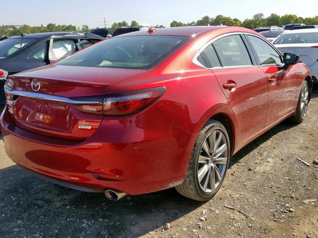 JM1GL1WY7J1303958 - 2018 MAZDA 6 GRAND TO MAROON photo 4