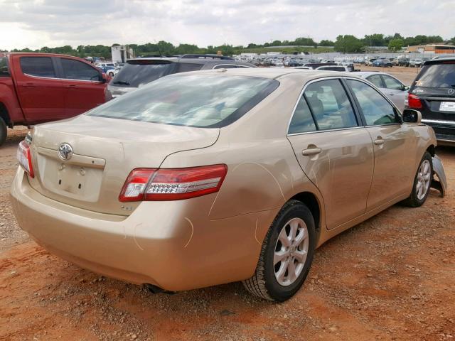 4T1BF3EKXBU636306 - 2011 TOYOTA CAMRY BASE BEIGE photo 4