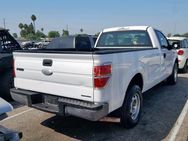 1FTMF1CMXBKD83621 - 2011 FORD F150 WHITE photo 4