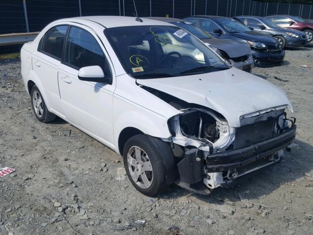 KL1TD5DE5BB194978 - 2011 CHEVROLET AVEO LS WHITE photo 1