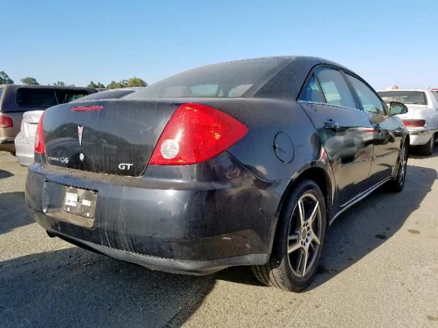 1G2ZH57N584107830 - 2008 PONTIAC G6 GT BLACK photo 4