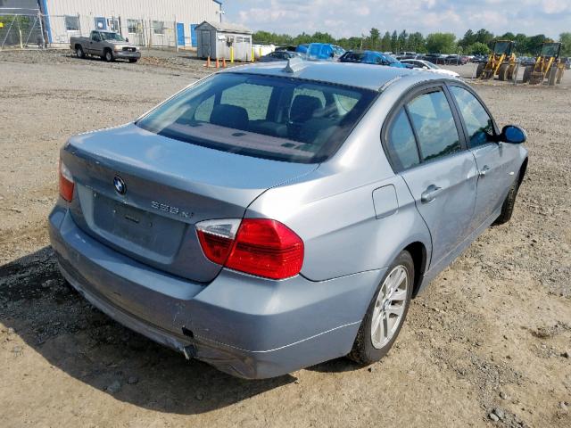 WBAVD13526KV06866 - 2006 BMW 325 XI BLUE photo 4