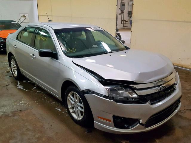 3FAHP0GA0AR422578 - 2010 FORD FUSION S SILVER photo 1