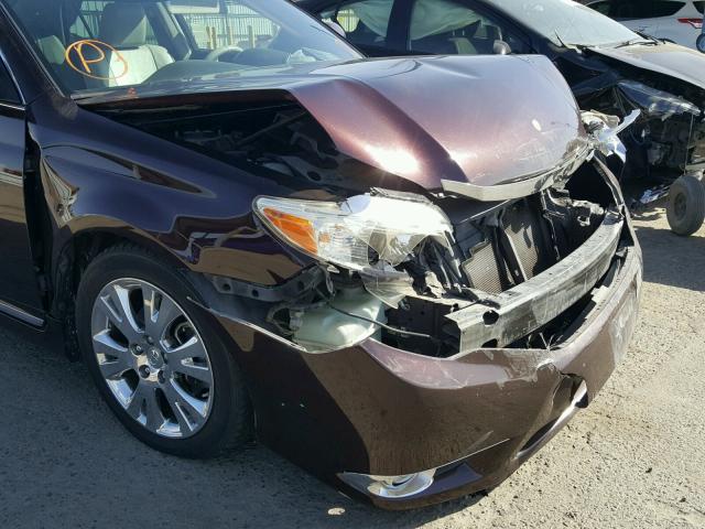 4T1BK3DBXBU372968 - 2011 TOYOTA AVALON BAS MAROON photo 9