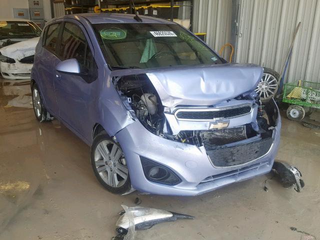 KL8CB6S98EC457725 - 2014 CHEVROLET SPARK LS BLUE photo 1