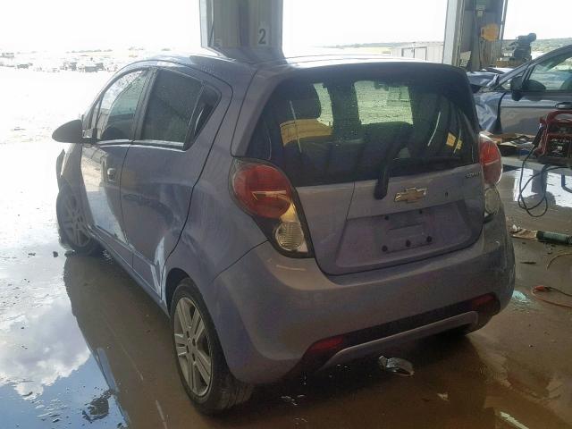 KL8CB6S98EC457725 - 2014 CHEVROLET SPARK LS BLUE photo 3