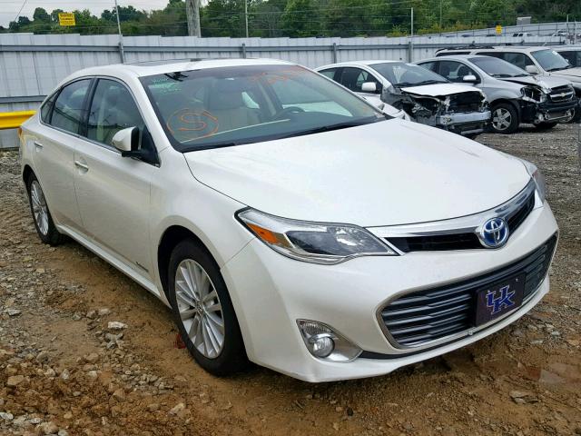 4T1BD1EBXDU018562 - 2013 TOYOTA AVALON HYB WHITE photo 1