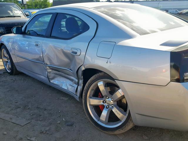 2B3KA73W87H873775 - 2007 DODGE CHARGER SR SILVER photo 9