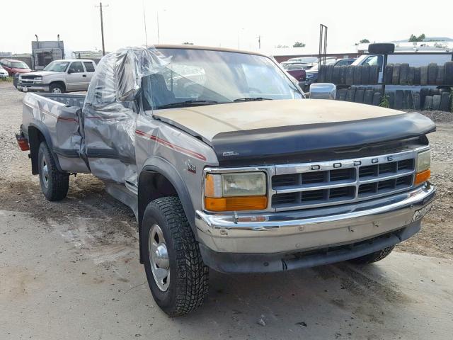 1B7GG23Y5SS148661 - 1995 DODGE DAKOTA SILVER photo 1