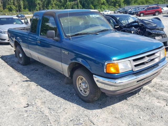 1FTCR14U2VPA82141 - 1997 FORD RANGER SUP GREEN photo 1