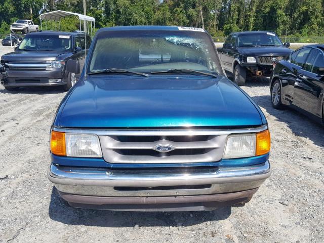 1FTCR14U2VPA82141 - 1997 FORD RANGER SUP GREEN photo 10