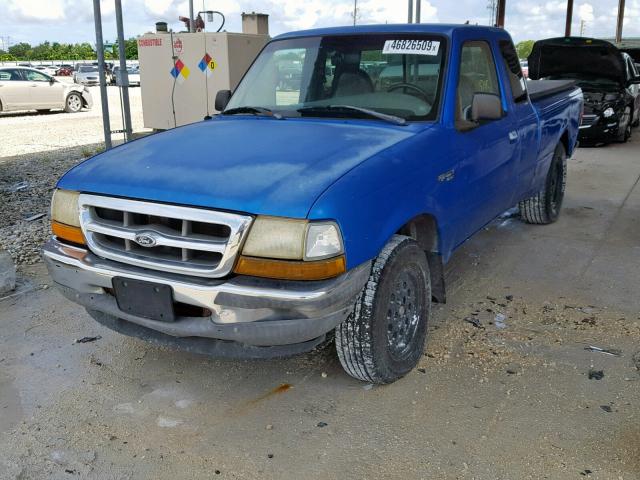 1FTYR14C2WTA14718 - 1998 FORD RANGER SUP BLUE photo 2