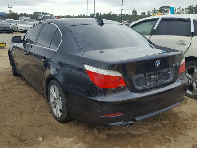 WBANV1C50AC157156 - 2010 BMW 528 XI BLACK photo 3