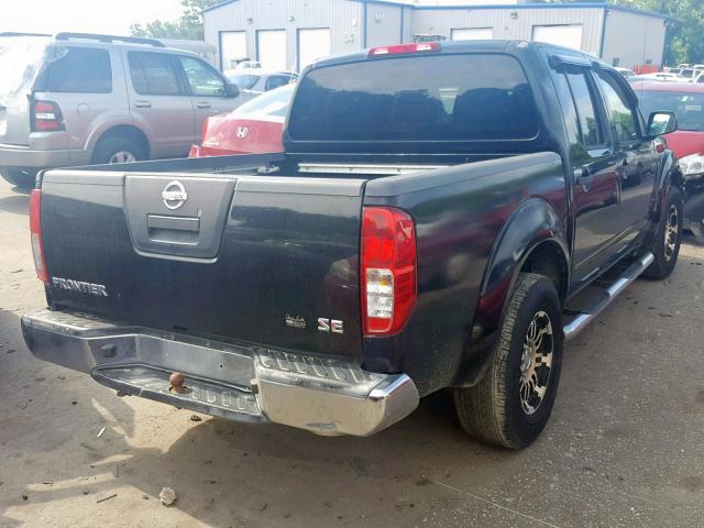 1N6AD07U27C423265 - 2007 NISSAN FRONTIER C BLACK photo 4