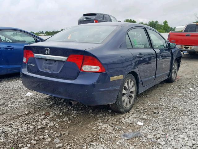 19XFA16919E014450 - 2009 HONDA CIVIC EXL 蓝色 照片 4