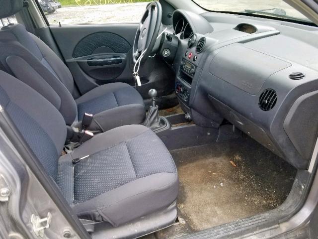 KL1TD66658B116737 - 2008 CHEVROLET AVEO BASE Boz foto 5