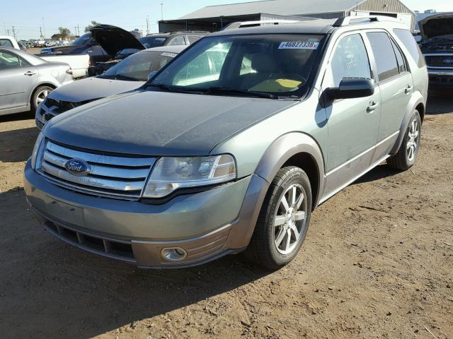 1FMDK05WX8GA07903 - 2008 FORD TAURUS X S GREEN photo 2