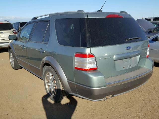 1FMDK05WX8GA07903 - 2008 FORD TAURUS X S GREEN photo 3