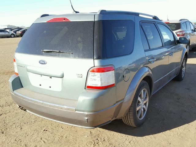 1FMDK05WX8GA07903 - 2008 FORD TAURUS X S GREEN photo 4