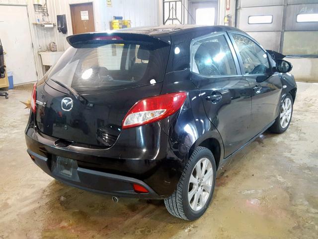 JM1DE1LY6D0161159 - 2013 MAZDA MAZDA2 BLACK photo 4