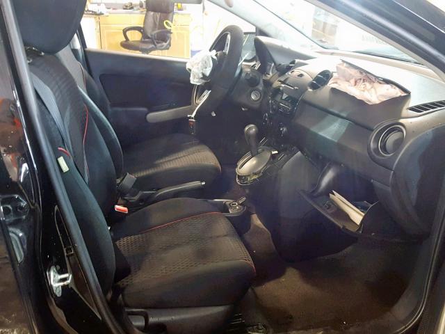 JM1DE1LY6D0161159 - 2013 MAZDA MAZDA2 BLACK photo 5