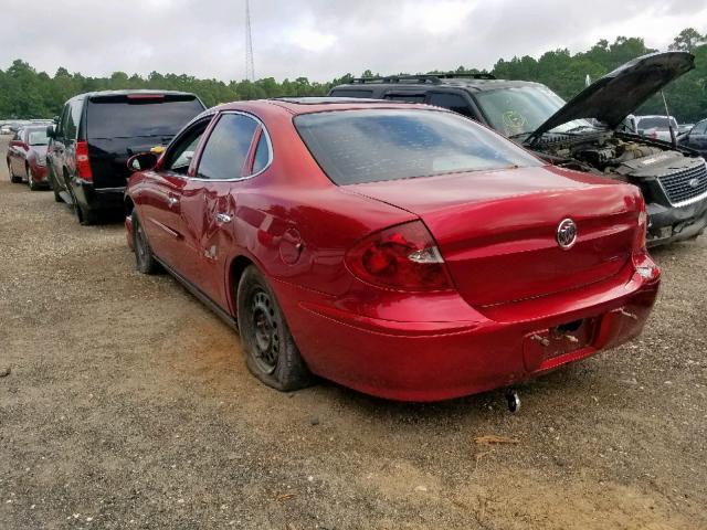 2G4WC582971223054 - 2007 BUICK LACROSSE C MAROON photo 3