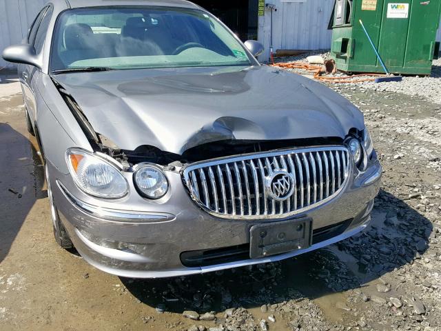 2G4WC582981154710 - 2008 BUICK LACROSSE C SILVER photo 9