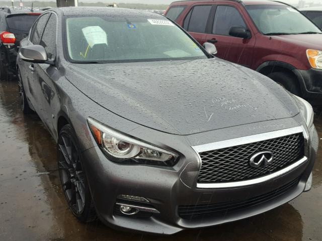 JN1BV7AR7EM702951 - 2014 INFINITI Q50 BASE CHARCOAL photo 1