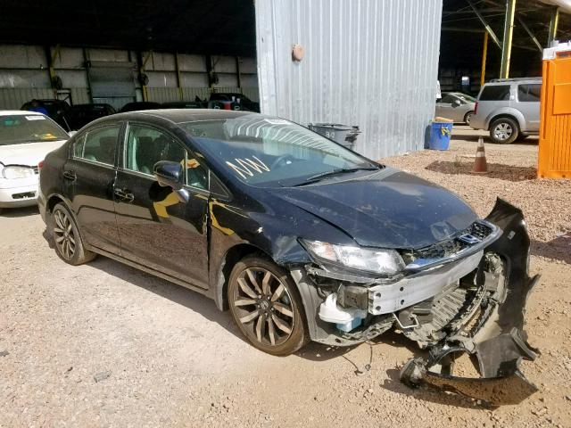 19XFB2F99EE064543 - 2014 HONDA CIVIC EXL 黑色 照片 1