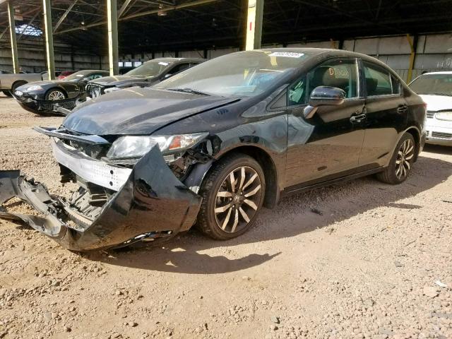 19XFB2F99EE064543 - 2014 HONDA CIVIC EXL 黑色 照片 2
