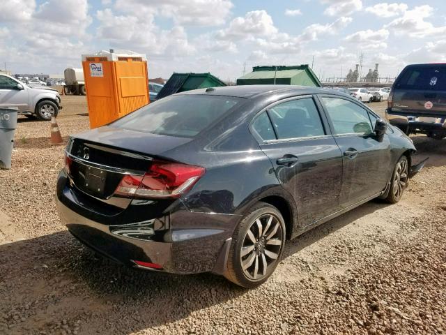 19XFB2F99EE064543 - 2014 HONDA CIVIC EXL 黑色 照片 4