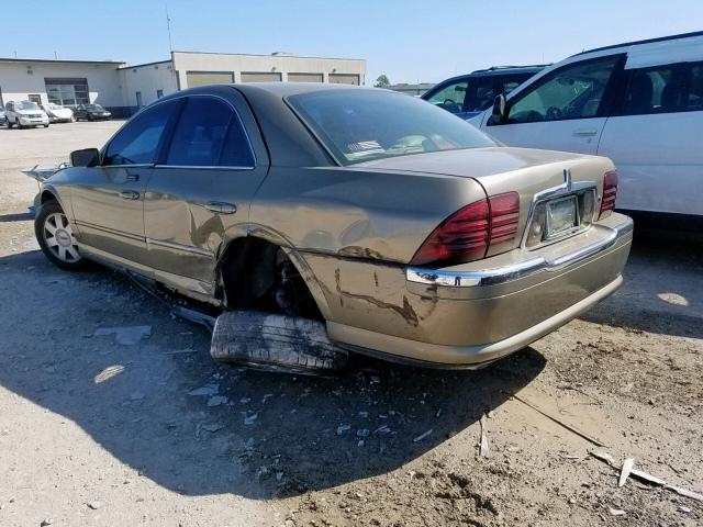 1LNHM87AX2Y630189 - 2002 LINCOLN LS 金色 照片 3