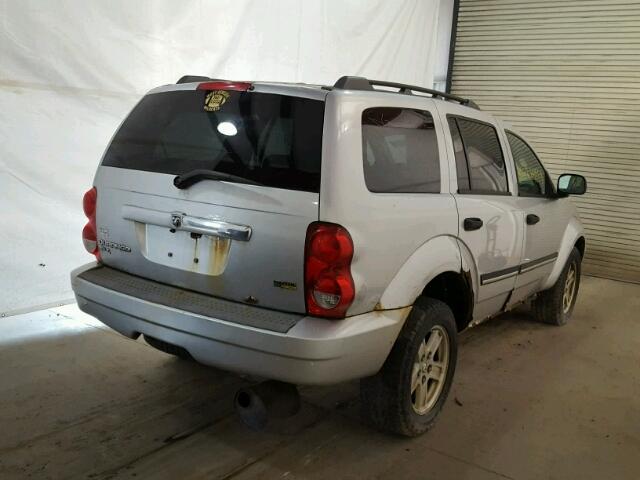 1D8HB48P97F510863 - 2007 DODGE DURANGO SL SILVER photo 4