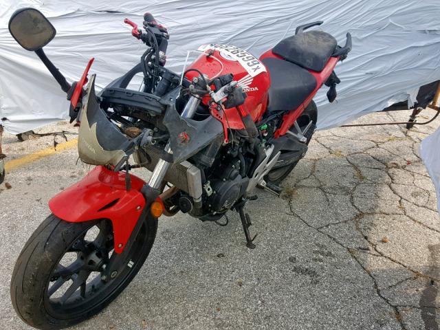 MLHPC4415D5001263 - 2013 HONDA CBR500 R RED photo 2