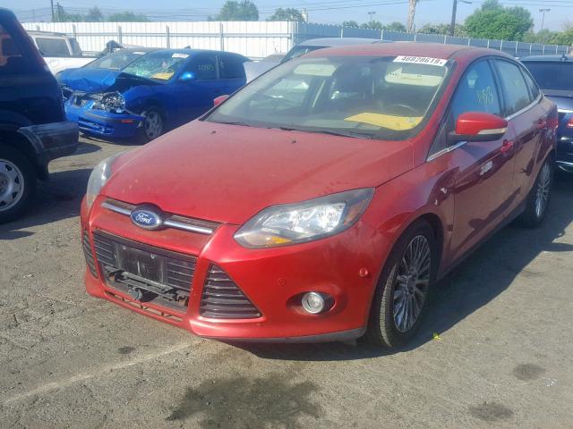 1FAHP3J24CL435905 - 2012 FORD FOCUS TITA RED photo 2