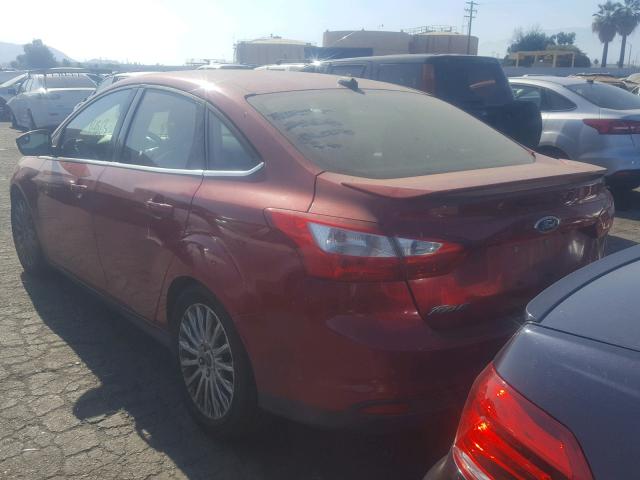 1FAHP3J24CL435905 - 2012 FORD FOCUS TITA RED photo 3